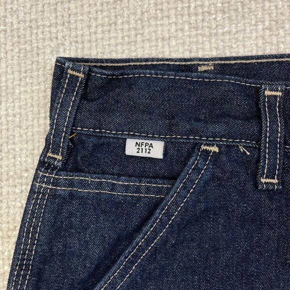 Carhartt FR Jeans Men's 33x34 Original Fit Flame Resistant Utility Workwear Blue - Picture 6 of 12